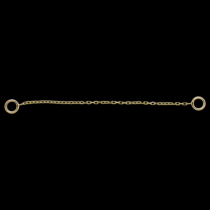 14KT Gold Chain- Elongated Links - Khrysos Jewelry