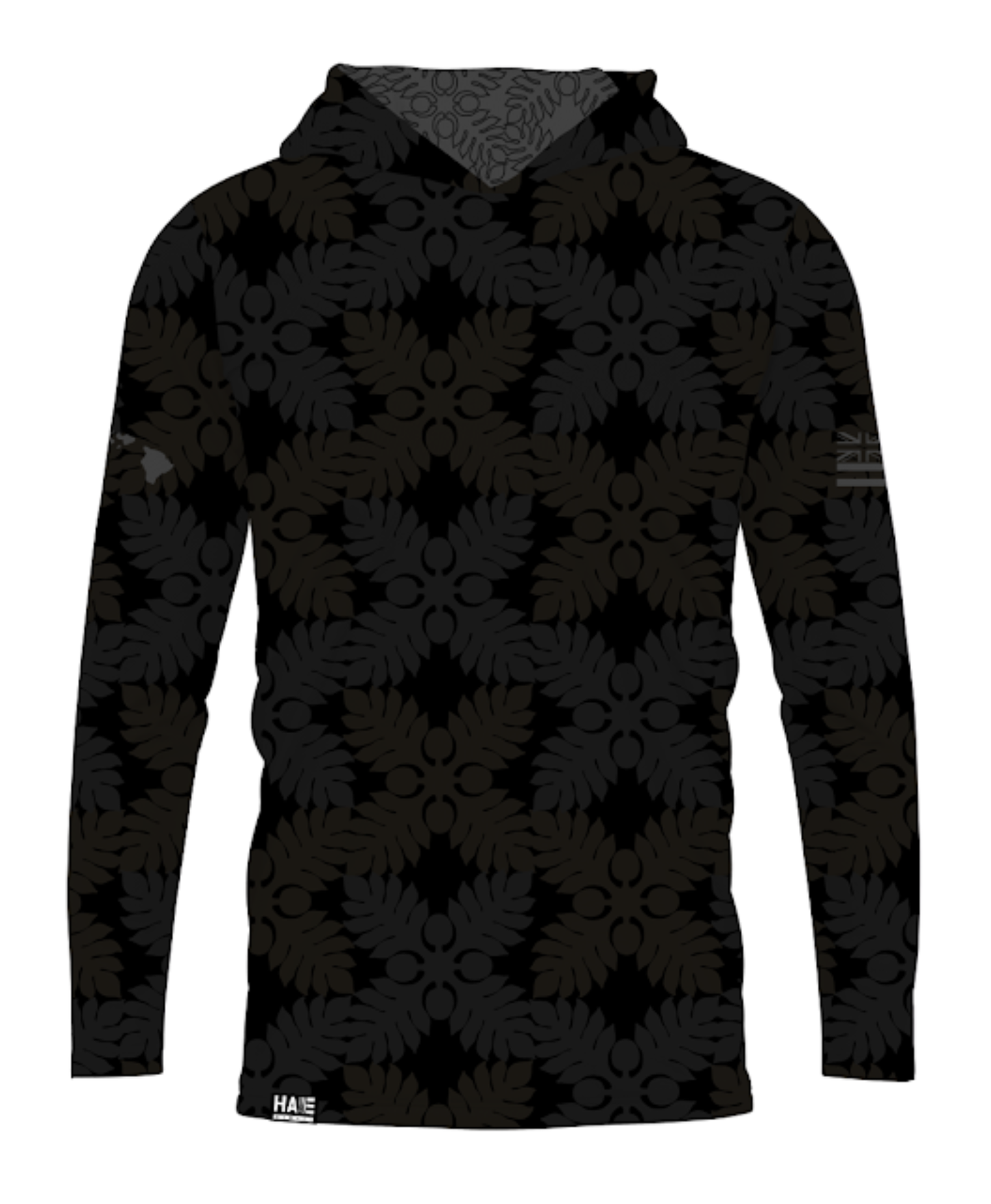 Kapa Kuiki Toddler Hooded Long Sleeve Drifit Smokey