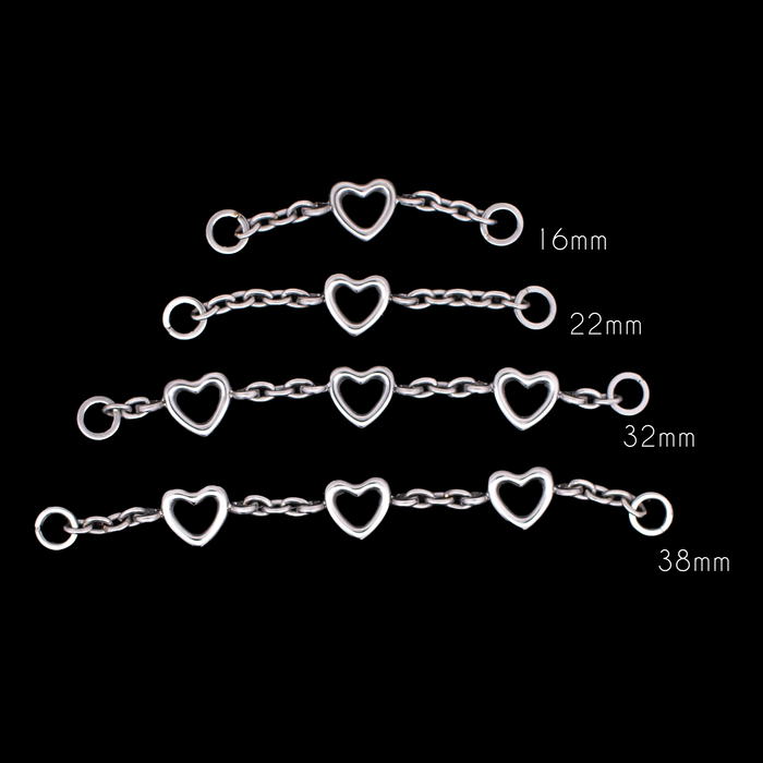 Beloved - Heart Chain - Khrysos Jewelry