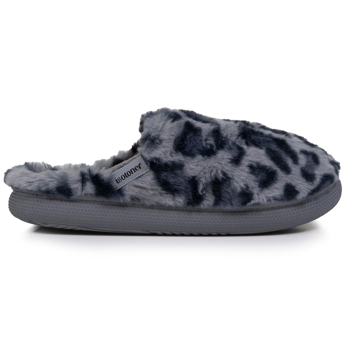 Chaussons mules Femme BLOUP Léopard gris