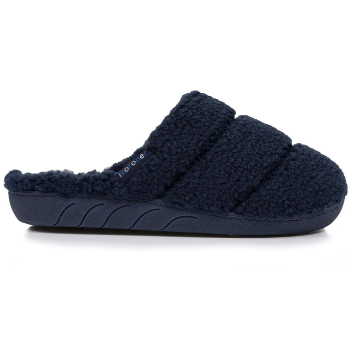Chaussons mules Junior Marine matelassé