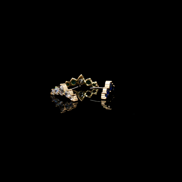 Levi - 18kt Gold Threadless End - Khrysos Jewelry