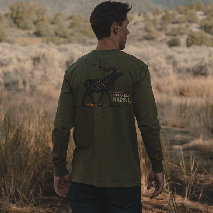 Washed Dark Green | LS