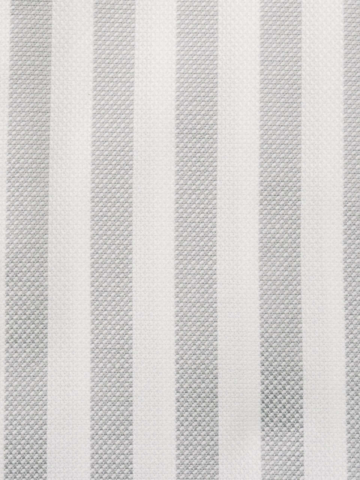Steven Land Elite Men's Gray Stripe French Cuff Cotton Cutaway Collar Dress Shirt