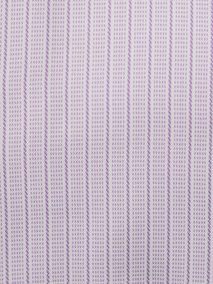 Steven Land Men's Lavender Stripe Cutaway Collar French Cuff Dress Shirt - The Suit Depot