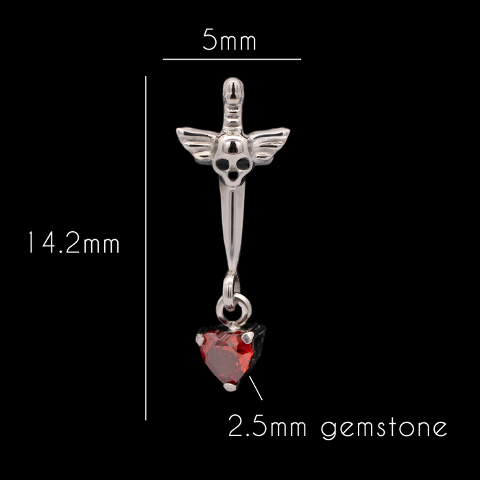Vesper - 16G Internally Threaded End - Khrysos Jewelry