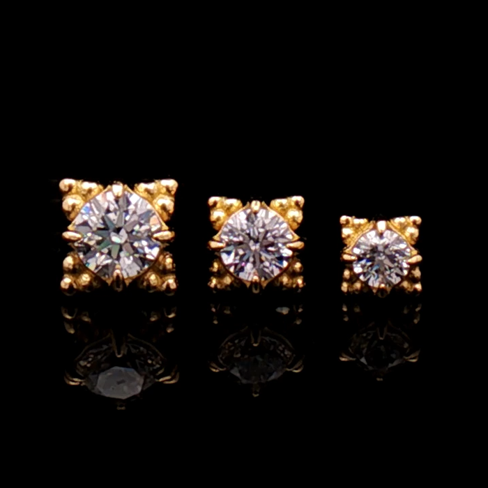 Yellow Gold / White / 3.5mm