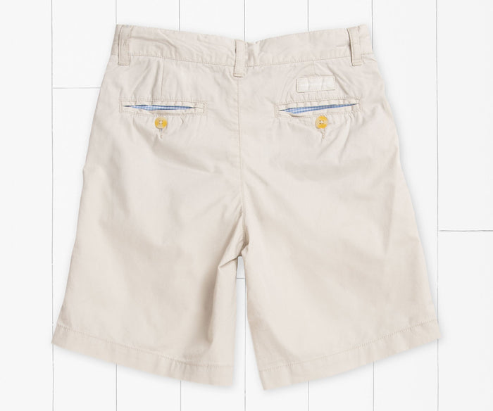Audubon Tan | Youth Windward Summer Short | Flat Front