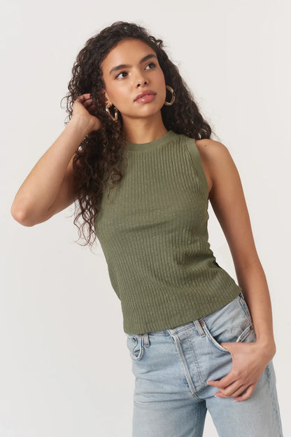 Player Racerback Rib Tank