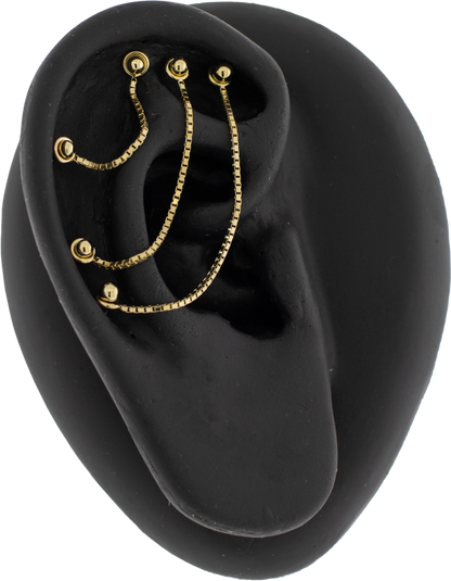 14KT Gold Box Chain - Khrysos Jewelry