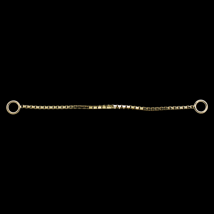 14KT Gold Box Chain - Khrysos Jewelry