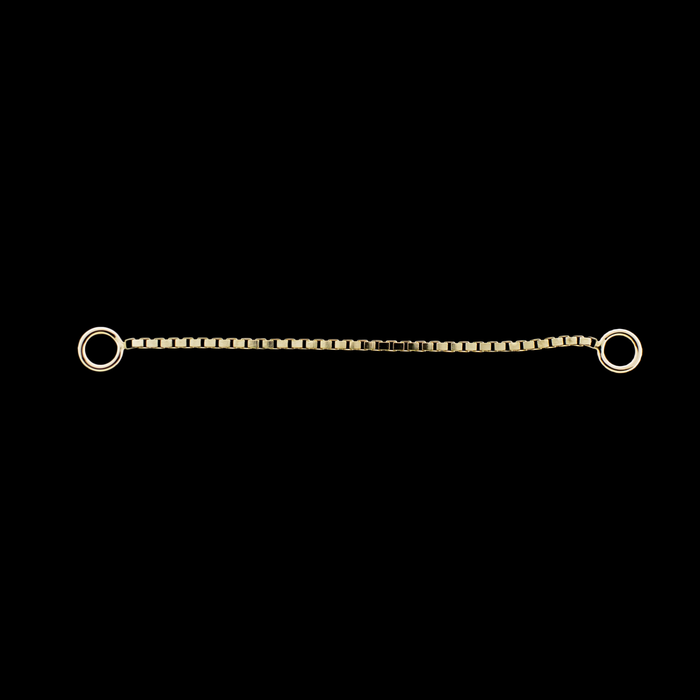 14KT Gold Box Chain - Khrysos Jewelry