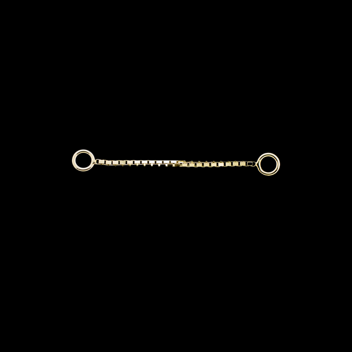 14KT Gold Box Chain - Khrysos Jewelry
