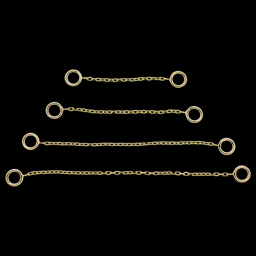 14KT Gold Chain- Elongated Links - Khrysos Jewelry