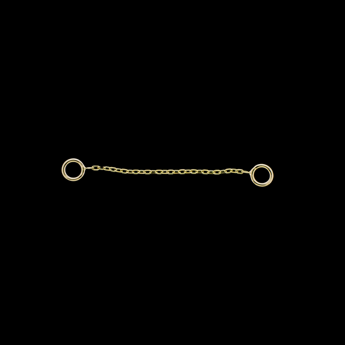 14KT Gold Chain- Elongated Links - Khrysos Jewelry