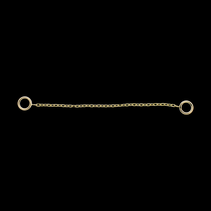 14KT Gold Chain- Elongated Links - Khrysos Jewelry
