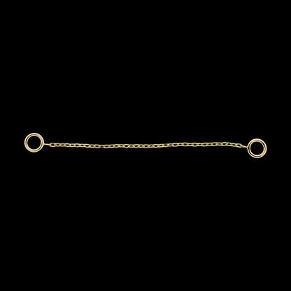 14KT Gold Chain- Elongated Links - Khrysos Jewelry