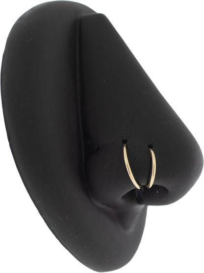 14KT Gold Nose Hoop - Khrysos Jewelry
