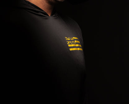 1843 Hooded Long Sleeve Drifit