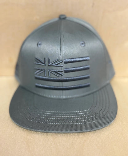 Hae Hawai'i 3D Puff Snapback Grey on Grey