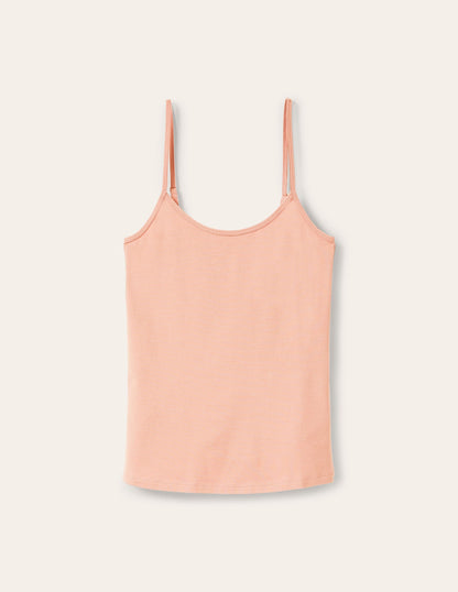 Plain Cami Top-Light Beige