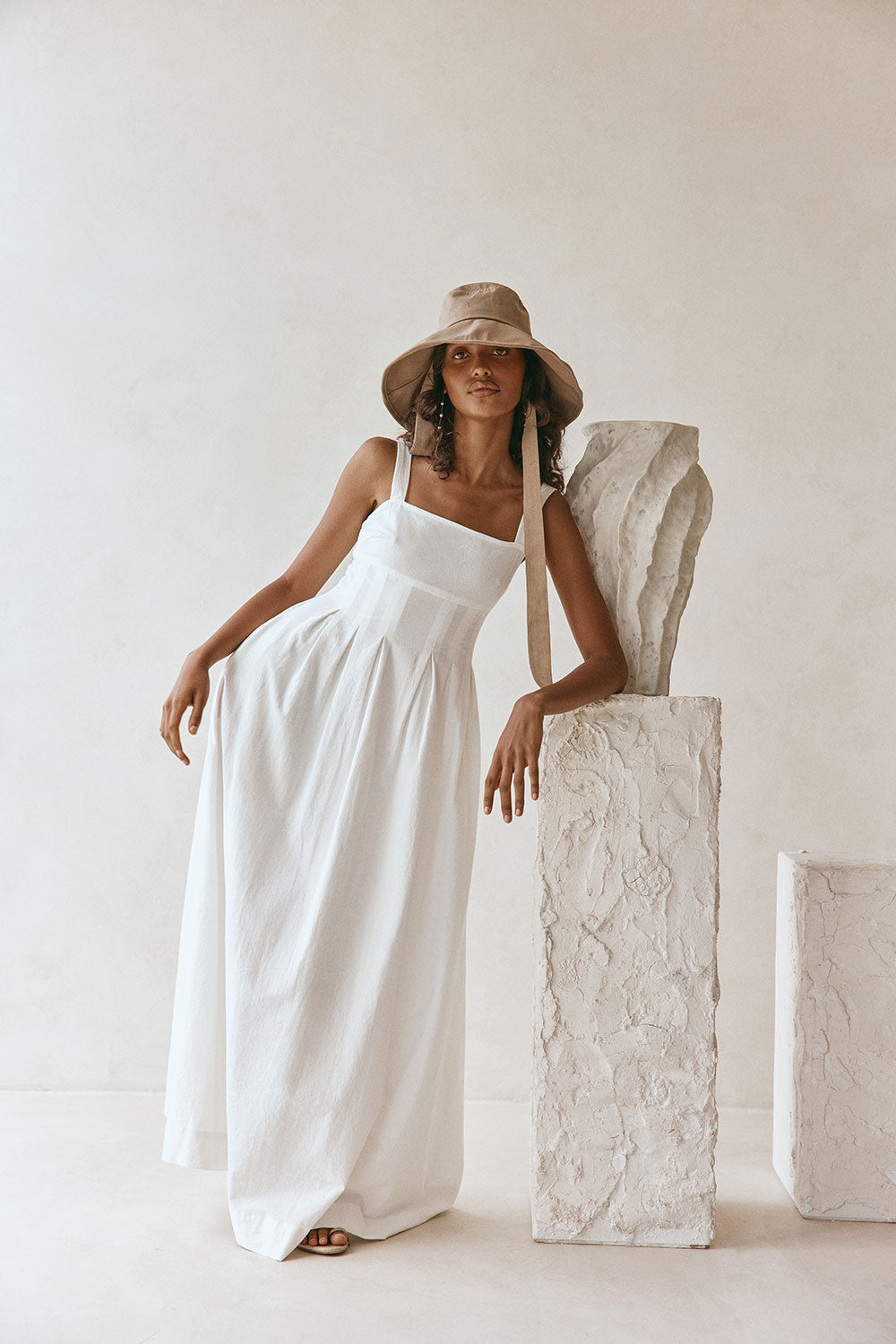 Flore Dress - White