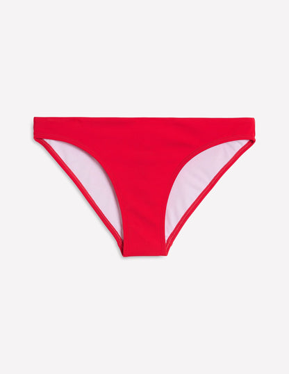 Classic Bikini Bottoms-Tulip Red