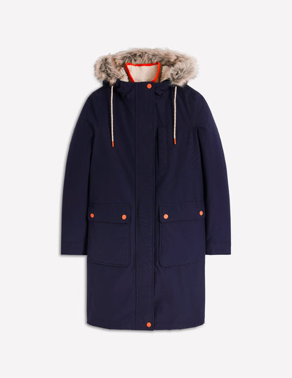 4-In-1 Hooded Parka-Navy