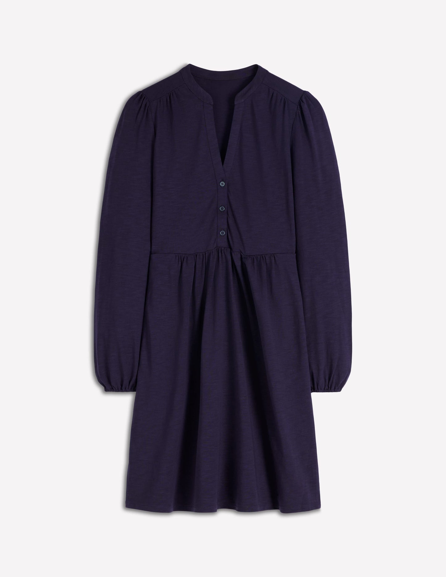 Amy Short Jersey Dress-Navy