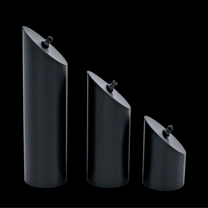 3 Piece Cylinder Tower Clip Display Set - Khrysos Jewelry