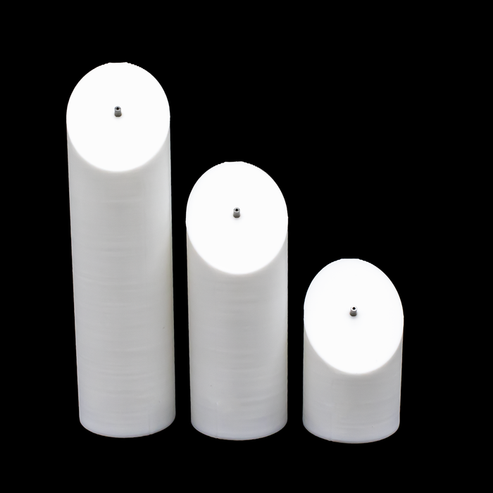 3 Piece Cylinder Tower Display Set- 14G Threaded Ends - Khrysos Jewelry