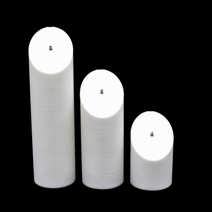 3 Piece Cylinder Tower Display Set- 14G Threaded Ends - Khrysos Jewelry