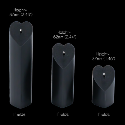 3 Piece Heart Tower Clip Display Set- Threadless Ends - Khrysos Jewelry