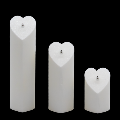 3 Piece Heart Tower Clip Display Set- Threadless Ends - Khrysos Jewelry