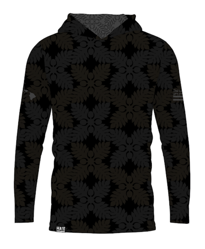 Kapa Kuiki Toddler Hooded Long Sleeve Drifit Smokey