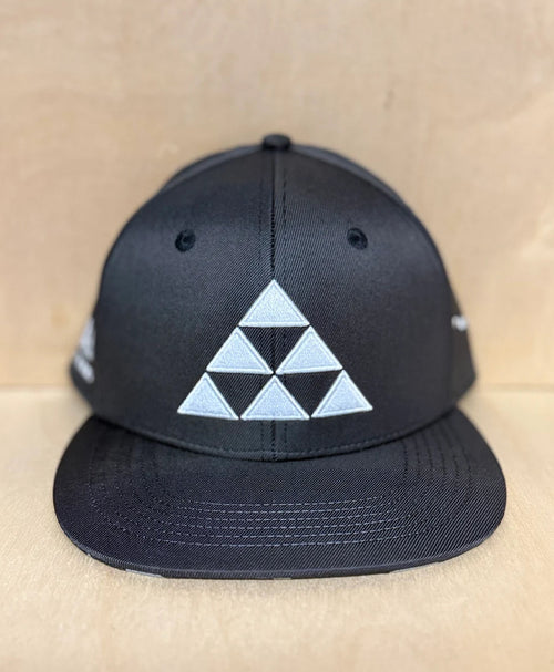 Lokahi 3D Puff Snapback White on Black