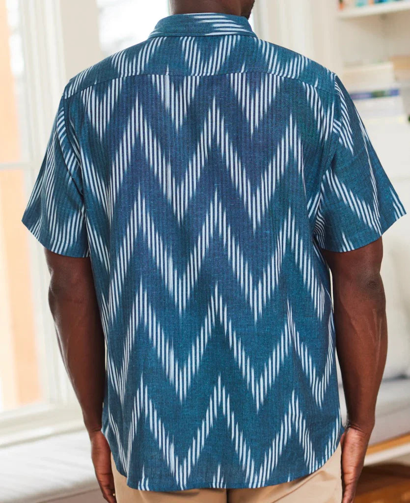 One World Brothers Don't Stop Til The Top Ikat Shirt