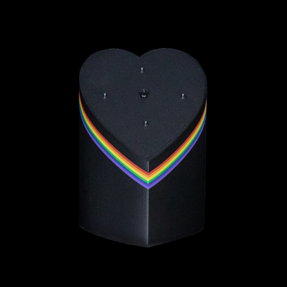 5 Piece Mixed Jewelry Heart Rainbow Display - Khrysos Jewelry