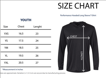 Aloha Aina Green Camo Youth Hooded Long Sleeve Drifit