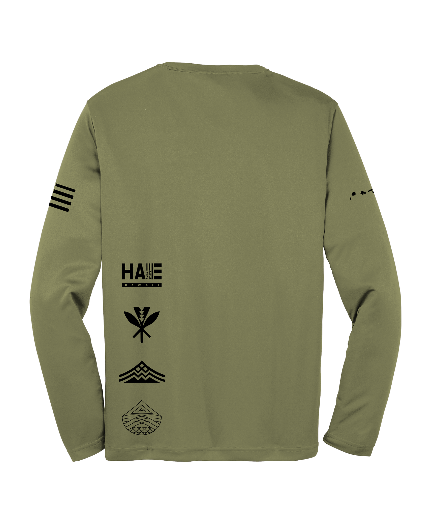 Aloha 'Āina Longsleeve Drifit Olive
