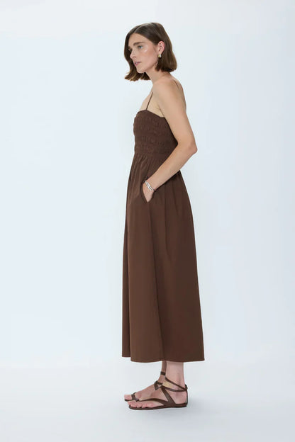 PISTOLA Bianca Shirred Bodice Dress