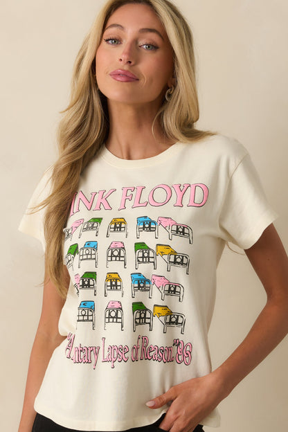 Pink Floyd Ivory Cotton Momentary Lapse Of Reason Tour Tee