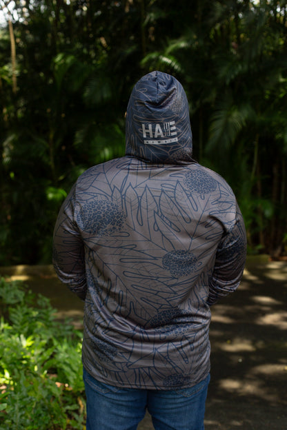 Ulu Hooded Longsleeve Drifit Gray