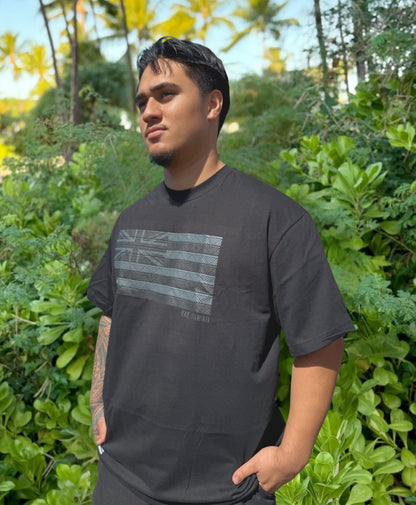 Hae Ulana Black on Black Drop Shoulder T-Shirt