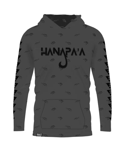 Hanapaa Hooded Long Sleeve Drifit Gray
