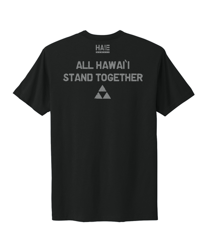 Hawaii Stands Together T-Shirt in Black