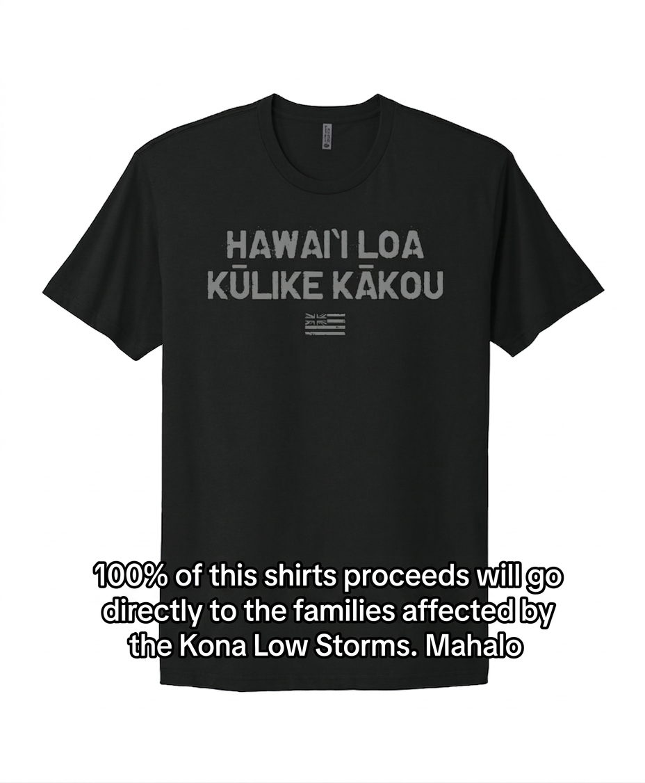 Hawaii Stands Together T-Shirt in Black