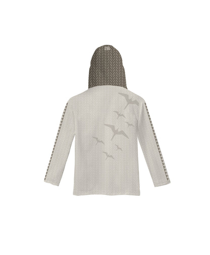 'Iwa Triangles Toddler Hooded Long Sleeve Drifit Sandy