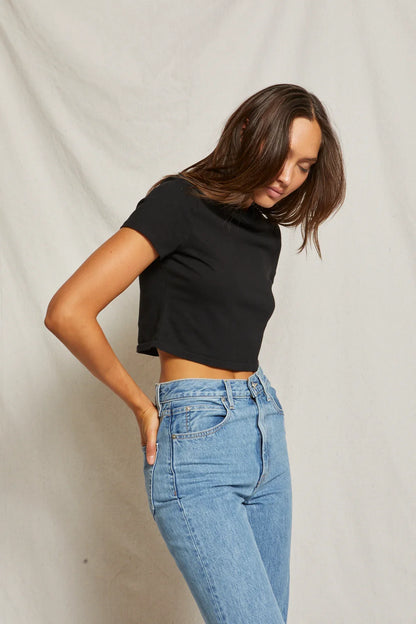 Perfect White Tee Jovi Crop Tee
