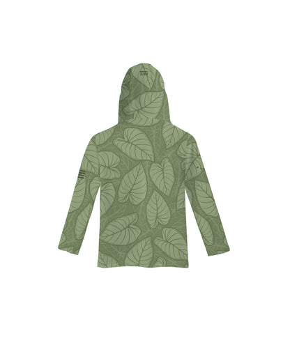 Kalo Patch Green Toddler Hooded Longsleeve Drifit